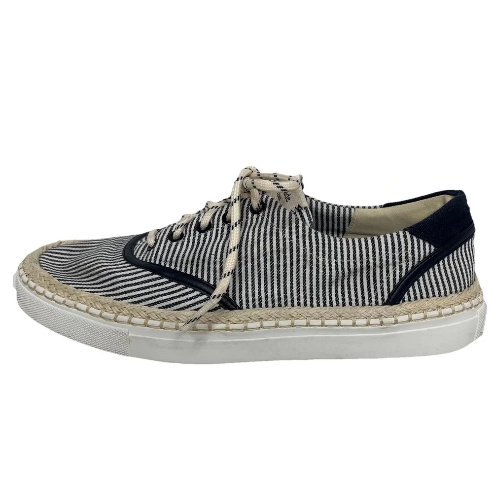 Kate Spade Women Boat Party Espadrille Sneakers Size US 9  Blazer Blue Striped